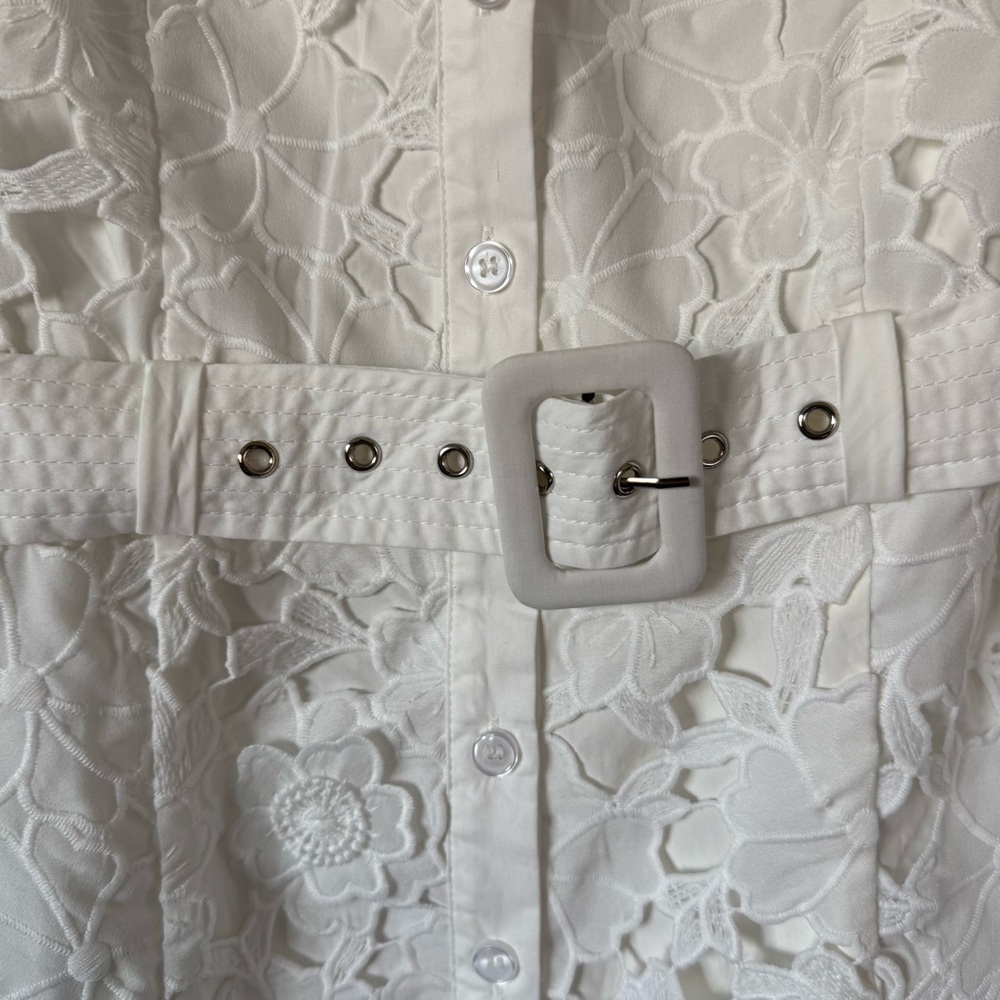 En Saison Ottis Cutwork Floral Mini Dress - Picture 5 of 8